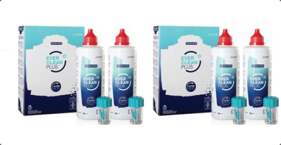 Avizor EverClean PLUS  4 x 350ml + 180 Tabletten incl. 4 Behälter